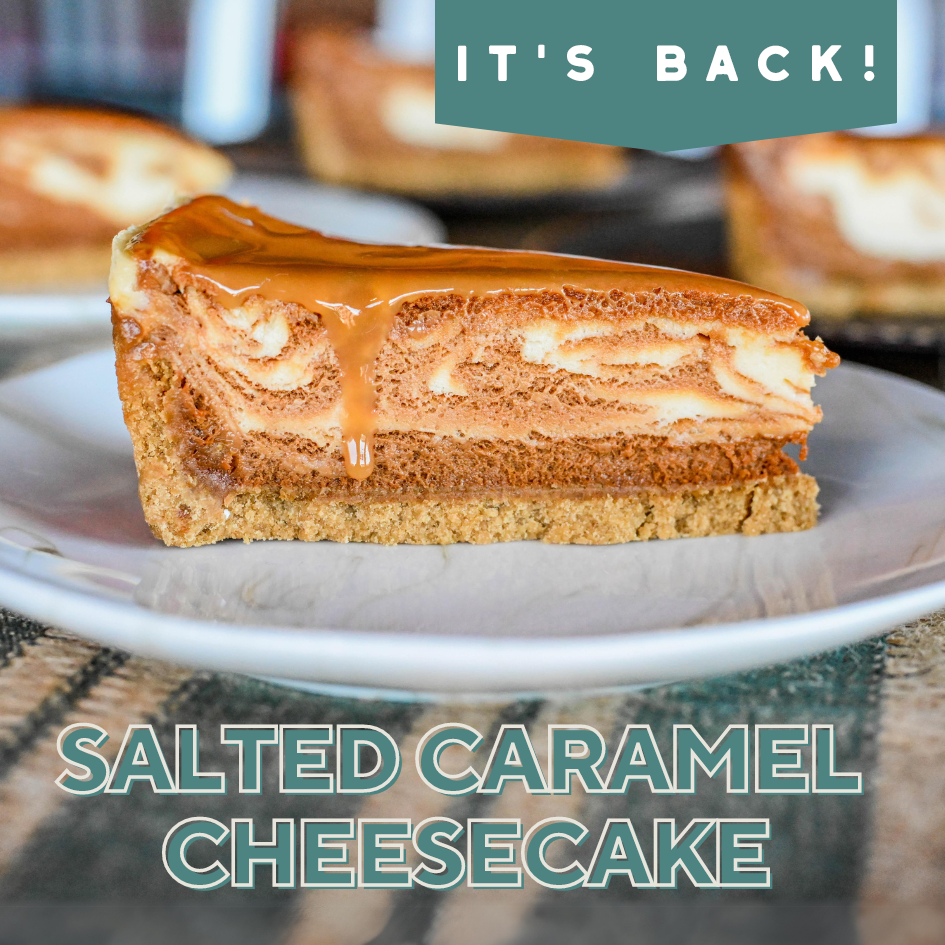SALTED CARAMEL CHEESECAKE